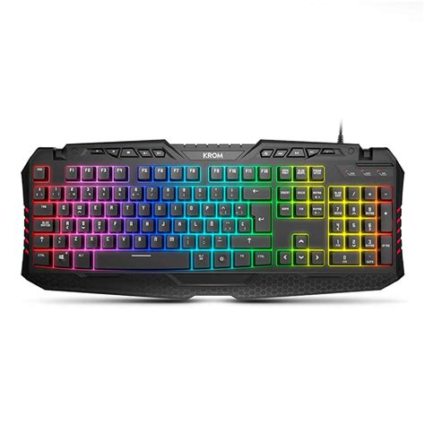 Conjunto Teclado Rato Auscultador Nox Krom Kritic Rgb