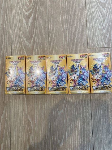 ポケモンカード Vstarユニバース 5box シュリンク付き Vスターユニバースパック、ボックス、特殊セット｜売買されたオークション情報