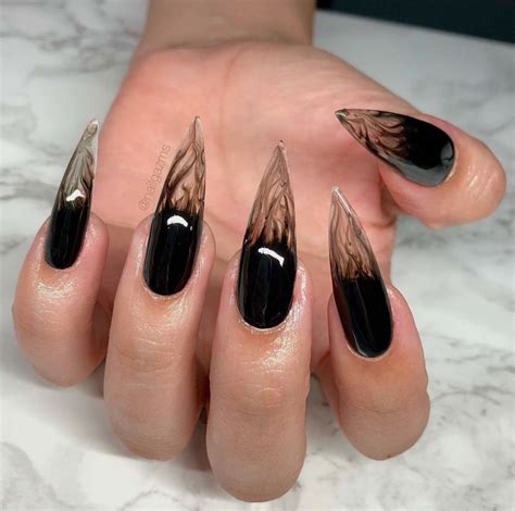 Goth Nail Ideas That Are Better Than Just Black Goth Nails Witchy