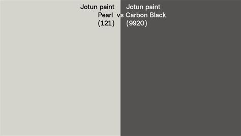 Jotun Paint Pearl Vs Carbon Black Side By Side Comparison