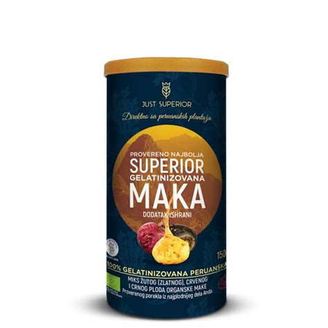 Just Superior Superior Peruanska Gelatinizovana Maka Prah G