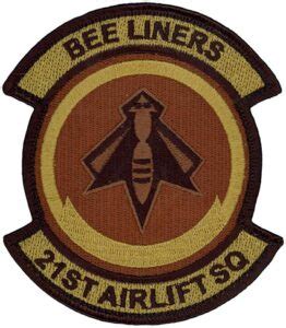 St Airlift Squadron Bee Liners Ocp New Flightline Insignia