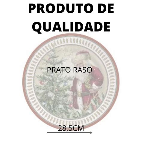 Prato Raso Natal Linha Cenas Alleanza Casa Dami Casa Decora O