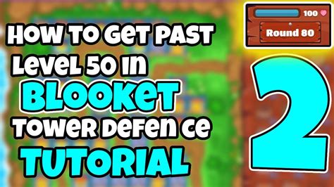 How To Get Past Level 50 In Blooket Tower Defense 2 Youtube