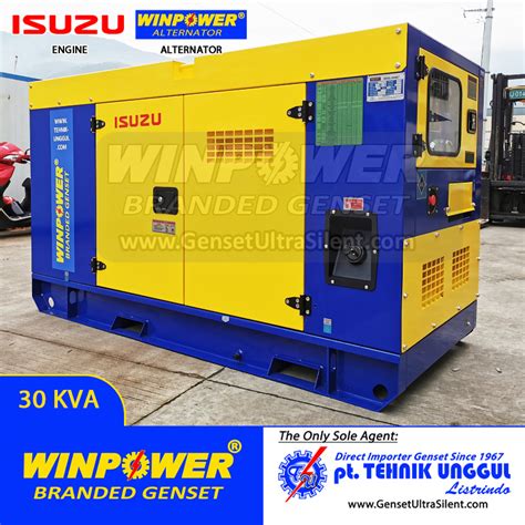 Genset Isuzu Kva Silent Winpower Wp Ij L Jual Genset Jakarta