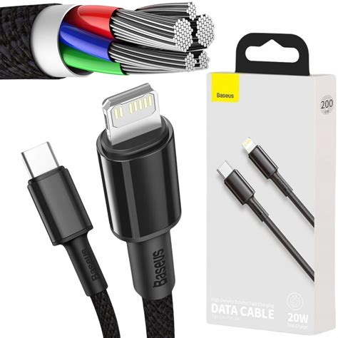 Baseus Kabel Usb C Lightning Z Szybkim Adowaniem Pd W M W Oplocie