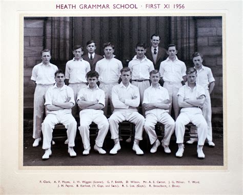 Heath Old Boys Association Sports memories: 1956 Cricket Team