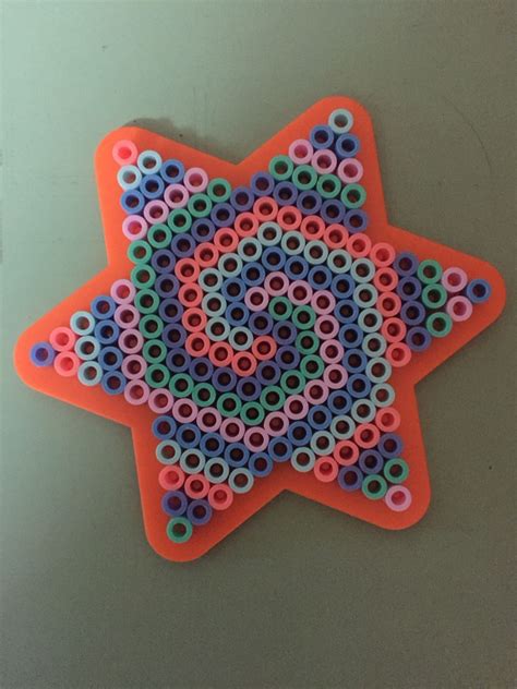 Perler Beads Star Pattern Easy Diy Craft