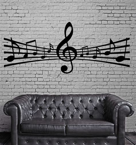 Wall Murals Music Notes Music Paper Song Composing Art Wall Mural