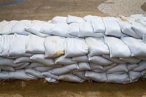 Sandbags To Prevent Flooding Stock Photo - Download Image Now - iStock