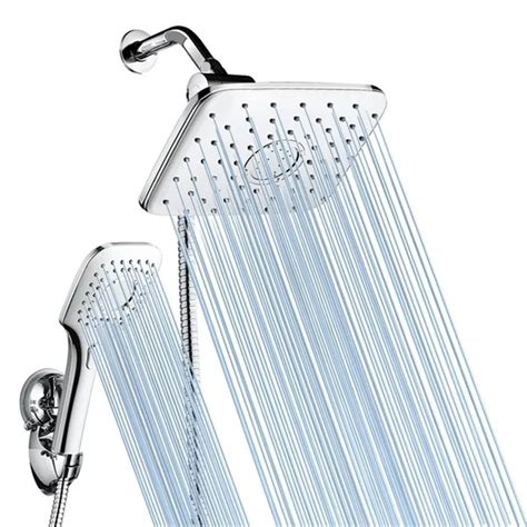 Hoomic Rain Dual Shower Head 2 5 Gpm Gpm Wayfair Canada