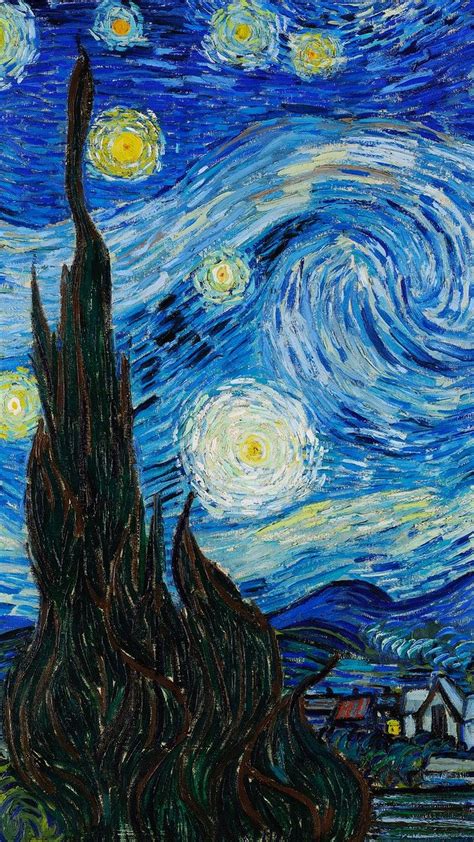 Download premium image of van gogh iphone wallpaper the starry night hd ...