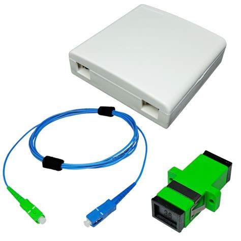 Kit Provedor De Internet Roseta Cord O Ptico Simplex Sc Apc E Sc Upc