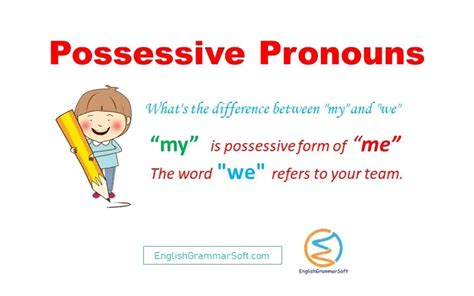 Possessive Pronouns (Examples, List, Rules & Exercise) - EnglishGrammarSoft