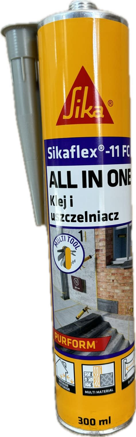 USZCZELNIACZ KLEJ SIKA SIKAFLEX 11FC 300ml SZARY 11fc za 55 99 zł z