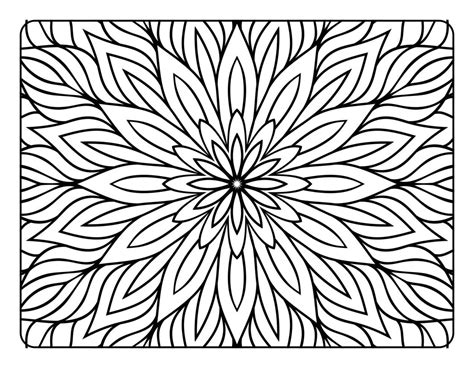 Page De Coloriage Pour Adulte Page De Livre De Coloriage Avec Motif De