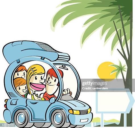 Family Road Trip Cartoon Photos and Premium High Res Pictures - Getty ...