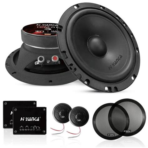 6.5 Component Car Speakers, 550 Watt Pro Car Audio 4 Ohms Stereo Door ...