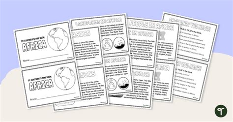 Continents And Oceans Teaching Resources Teach Starter