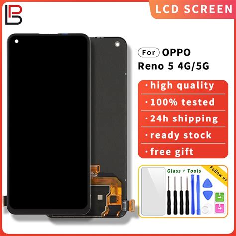 For Oppo Reno 5 4G 5G Reno 5F Lcd Touch Screen Digitizer Assembly