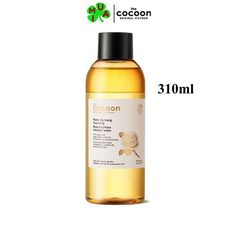 Nước tẩy trang hoa hồng cocoon 310ml rose micellar water Shopee