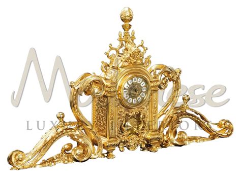 CLK104 Clock Table Top Clock By Modenese Luxury Interiors