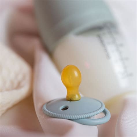 Пустышка Paomma с соской из натурального латекса, M (6-18 мес), Sage ...