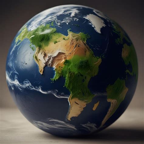 Artistic Earth Drawing Concept | Premium AI-generated image