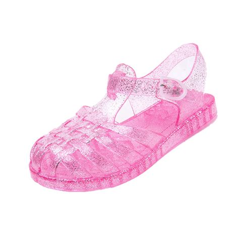 Jelly Sandals For Girls Closed Toe Princess Shoes Summer Dress Shoes