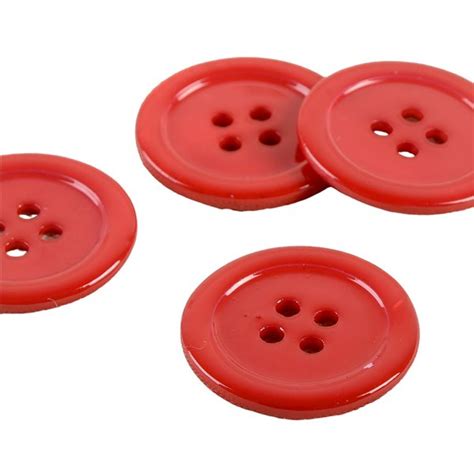 Lot De Boutons Nacre Ronds Rouge Mymercerie Vente En