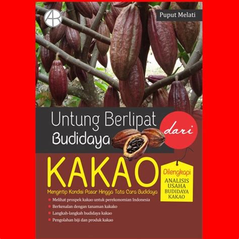 Jual Buku Untung Berlipat Dari Budidaya Kakao Puput Melati Di Lapak