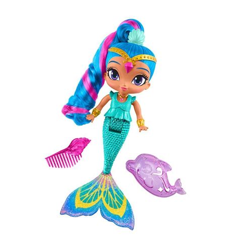 Nickelodeon 9 Inch Shimmer And Shine Magic Mermaid Shine