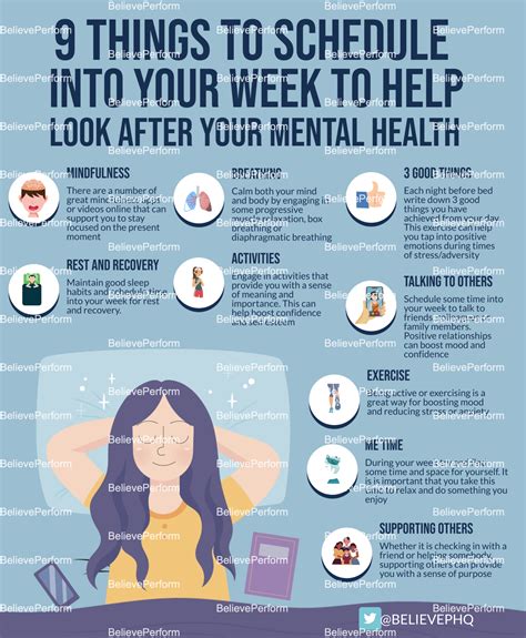 9 Things To Schedule Into Your Week To Look After Your Mental Health