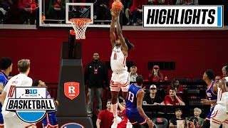 Umass Lowell At Rutgers Highlights Big Ten Men S Basketball Nov