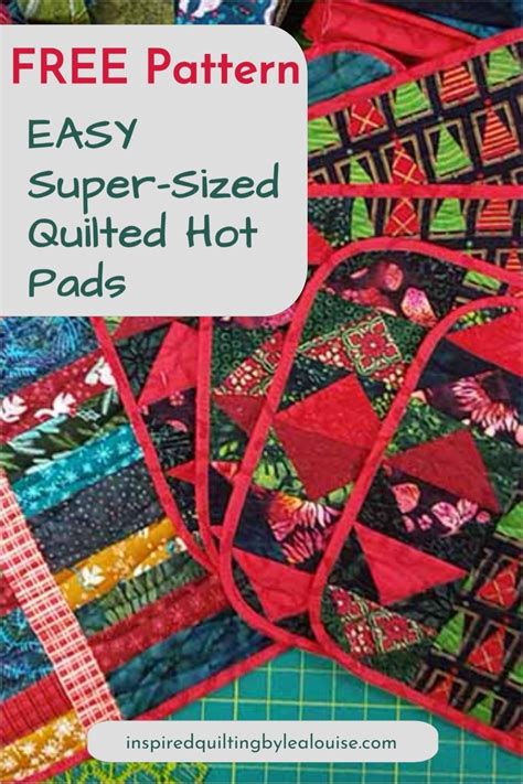 How To Make A Super Sized Hot Pad Inspired Quilting By Lea Louise