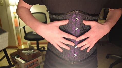 ASMR Sounds Of A Corset Tapping Scratching And Lacing No Talking