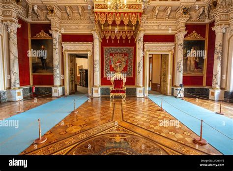 Throne Hall at Schwerin Castle Interior - Schwerin, Germany Stock Photo ...