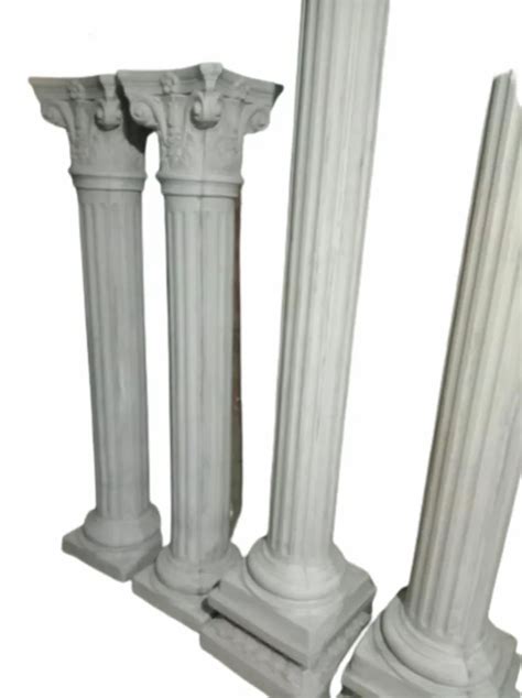 Circular White Frp Pillar For Wedding Feet At Rs In Bhangar