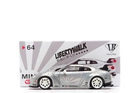 Tsm Mini Gt 1 64 Lb Works Nissan Gt R R35 Liberty Walk Blanc Chase 64 Eur 222 49