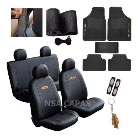 Kit Capa Couro Banco Carro Tapete Volante Chevrolet Classic Mercado Livre