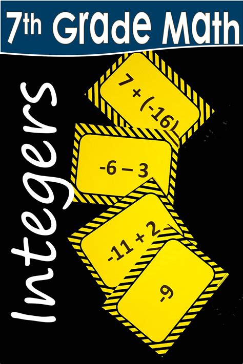 Math Games For Grade 8 Integers