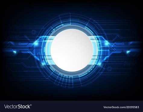 abstract futuristic technology background vector image