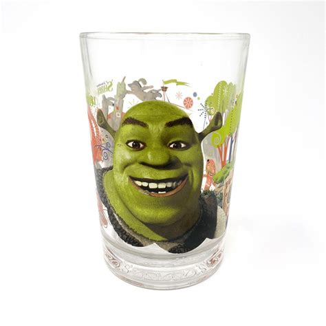 Dreamworks Mcdonald S Shrek The Third Drinking Glass Tumbler Cup