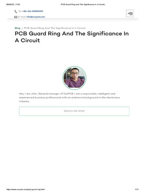 Pcb Guard Ring And The Significance In A Circuit Pdf Printed