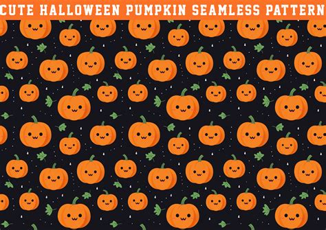 Halloween Pumpkin Pattern Graphic by seasonal · Creative Fabrica