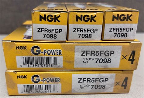 Ngk G Power Platinum Alloy Spark Plugs Zfr Fgp Set New Ebay