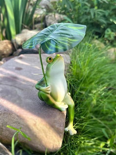 Фигурка декоративная лягушка, Cтатуэтка в подарок, Украшение аквариума ...