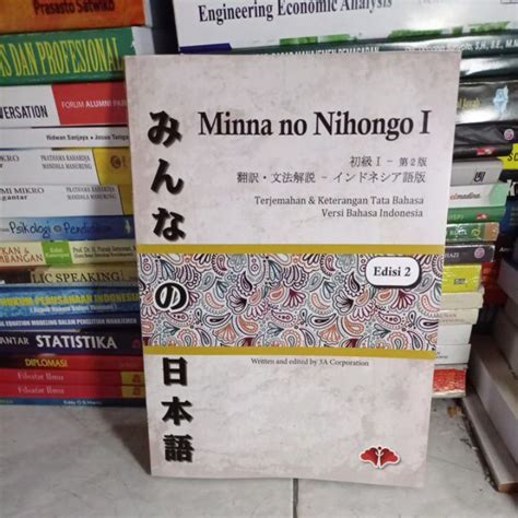 Jual Minna No Nihongo 1 Edisi 2 Buku 1 Terjemahan Keterangan Tata