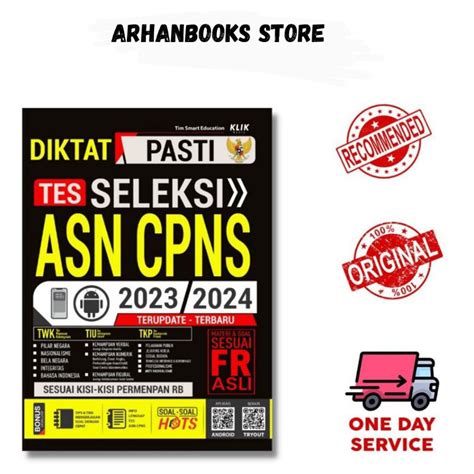 Jual Buku CPNS Diktat Pasti Tes Seleksi ASN CPNS 2023 2024 Cklik Media