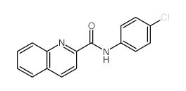 CAS 7477 43 2 2 Quinolinecarboxamide N 4 Chlorophenyl Chemsrc